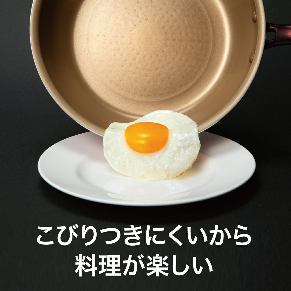 evercook α (エバークック アルファ) IH対応 フライパン 26cm 深型