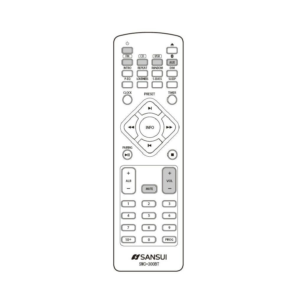 リモコン SMC-300BT用 【SANSUI】 982148 【AV】 | DOSHISHA Marche