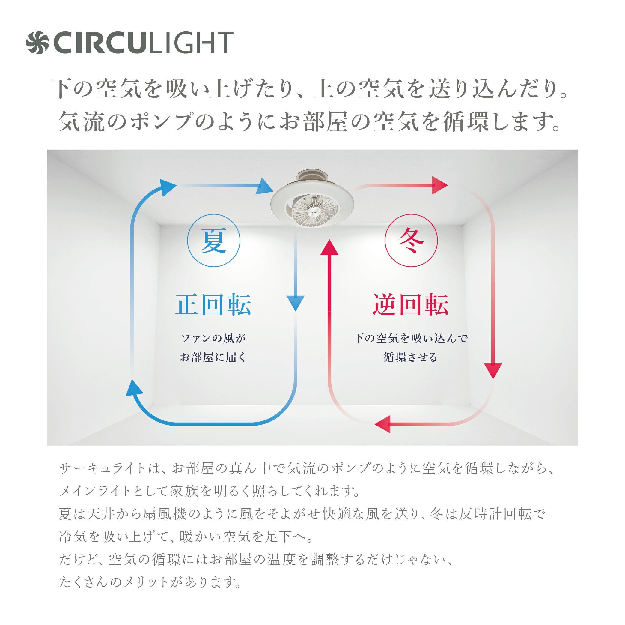 CIRCULIGHT(サーキュライト) EZシリーズ スイングモデル 8畳タイプ DCC