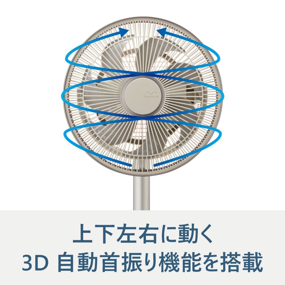 Kamomefan (カモメファン) +c move ベージュ 扇風機 K-F23AYBE【KA