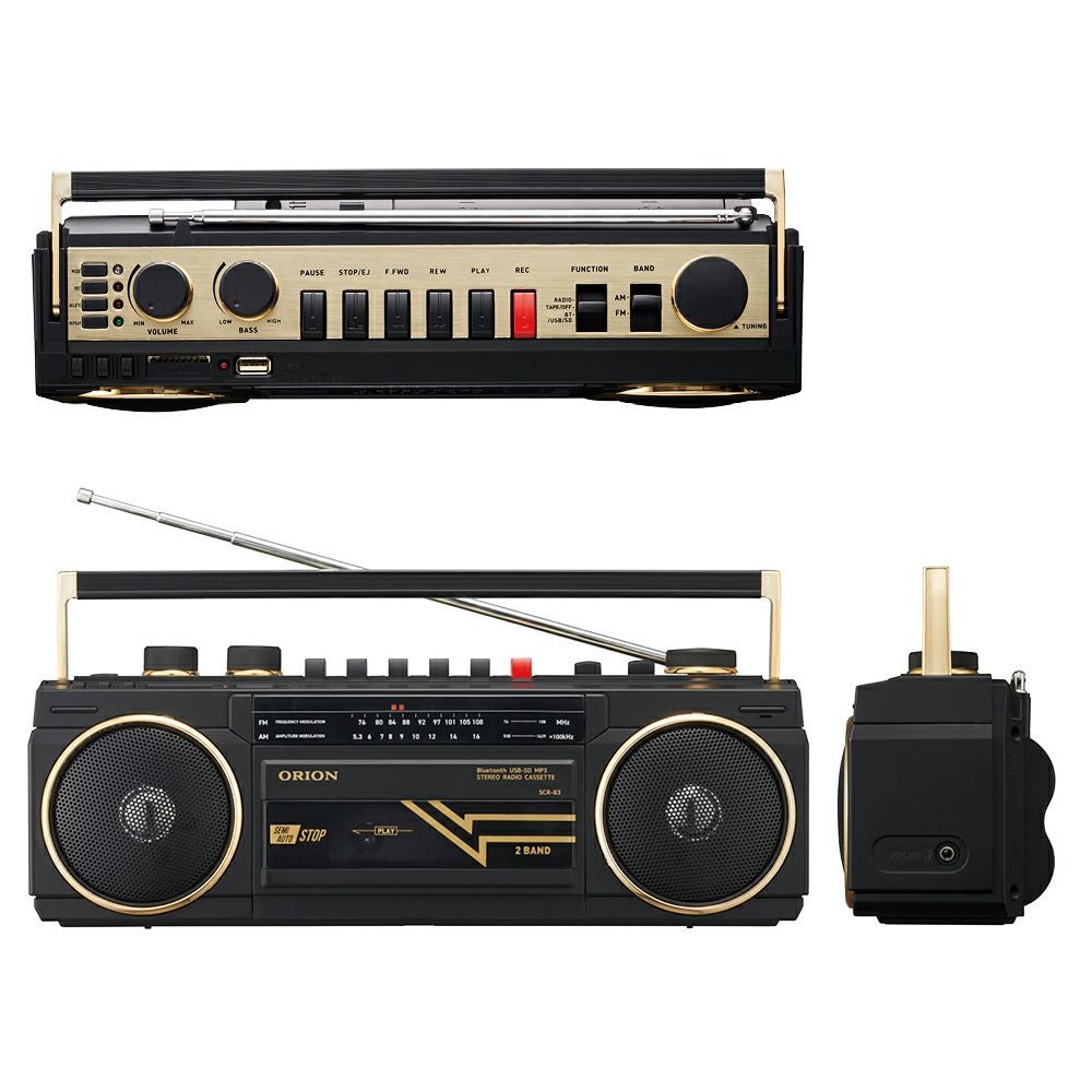 ORION(オリオン) Bluetooth🄬機能搭載 ステレオラジカセ