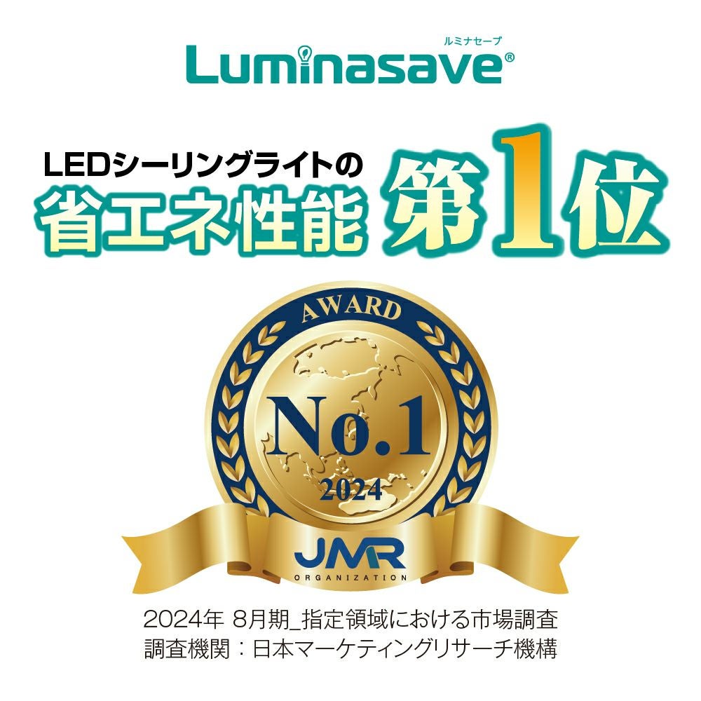 Luminasave(ルミナセーブ) 省エネ LEDシーリングライト ～8畳用 調光