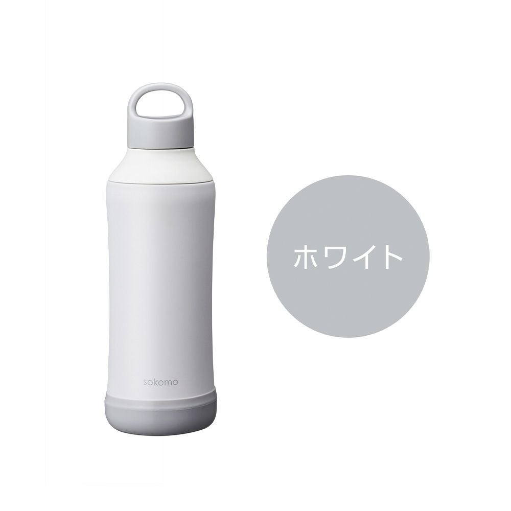 sokomo そこまで洗えるボトル500ml ホワイト SAMB500WH 【HO