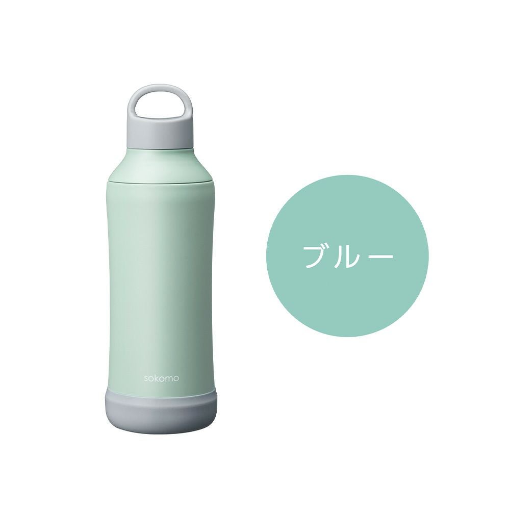 sokomo そこまで洗えるボトル500ml ブルー SAMB500BL 【HO