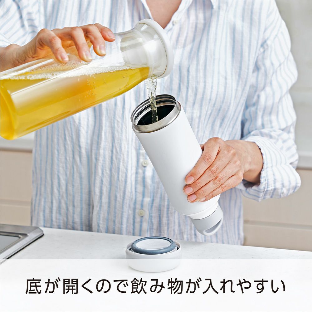 sokomo そこまで洗えるボトル800ml ホワイト SAMB800WH 【HO