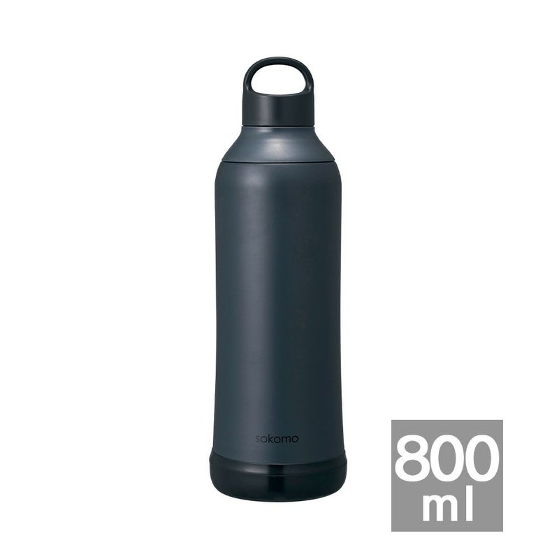 sokomo そこまで洗えるボトル800ml ブラック SAMB800BK 【HO 