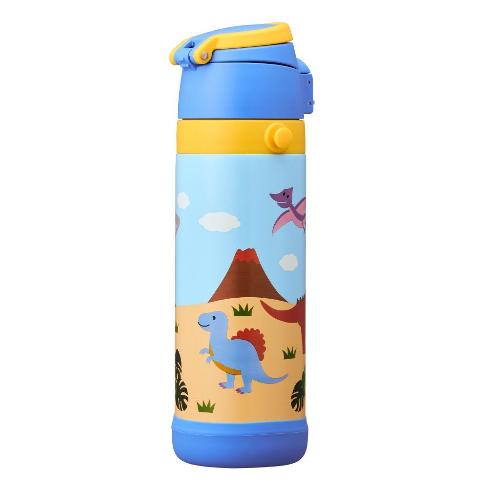 sokomo そこまで洗える3WAYキッズボトル 600mlBL きょうりゅう