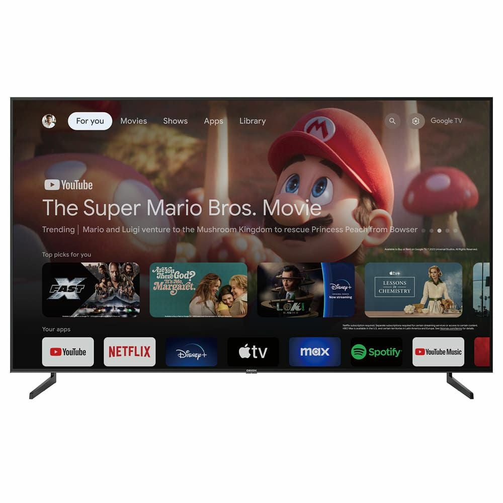 ORION(オリオン) GoogleTV搭載 チューナーレス スマートテレビ 98v型