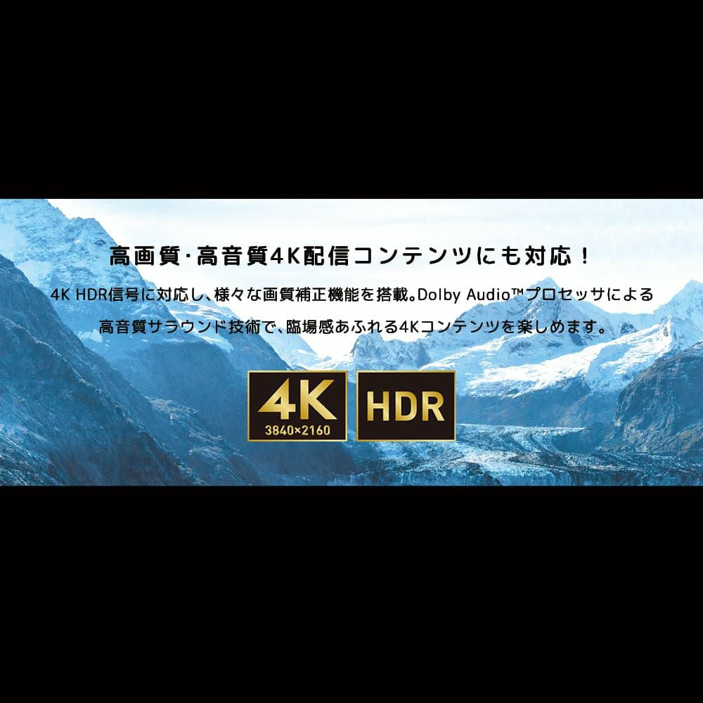 ORION(オリオン) GoogleTV搭載 チューナーレス スマートテレビ 43v型