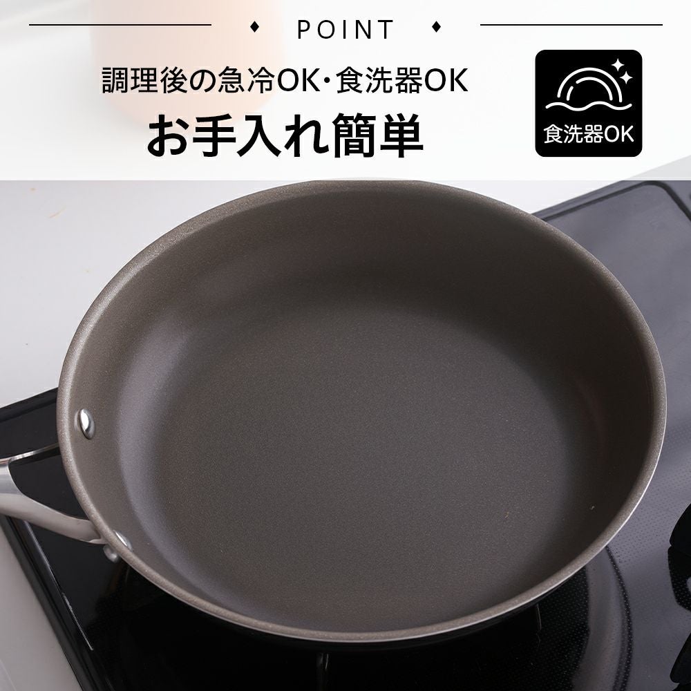 CORELLE(コレール) IH対応 フライパン 28cm CSFP28SV【HO】 | DOSHISHA