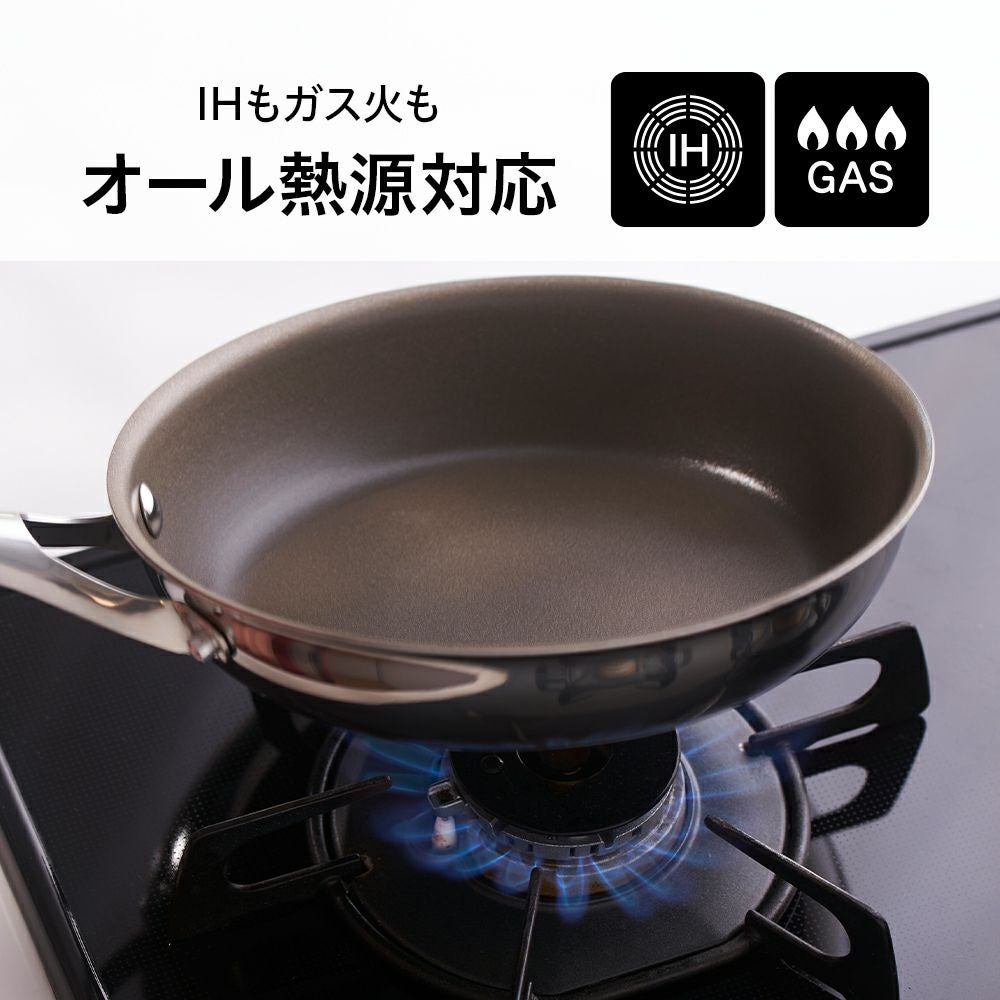 CORELLE(コレール) IH対応 フライパン 28cm CSFP28SV【HO】 | DOSHISHA