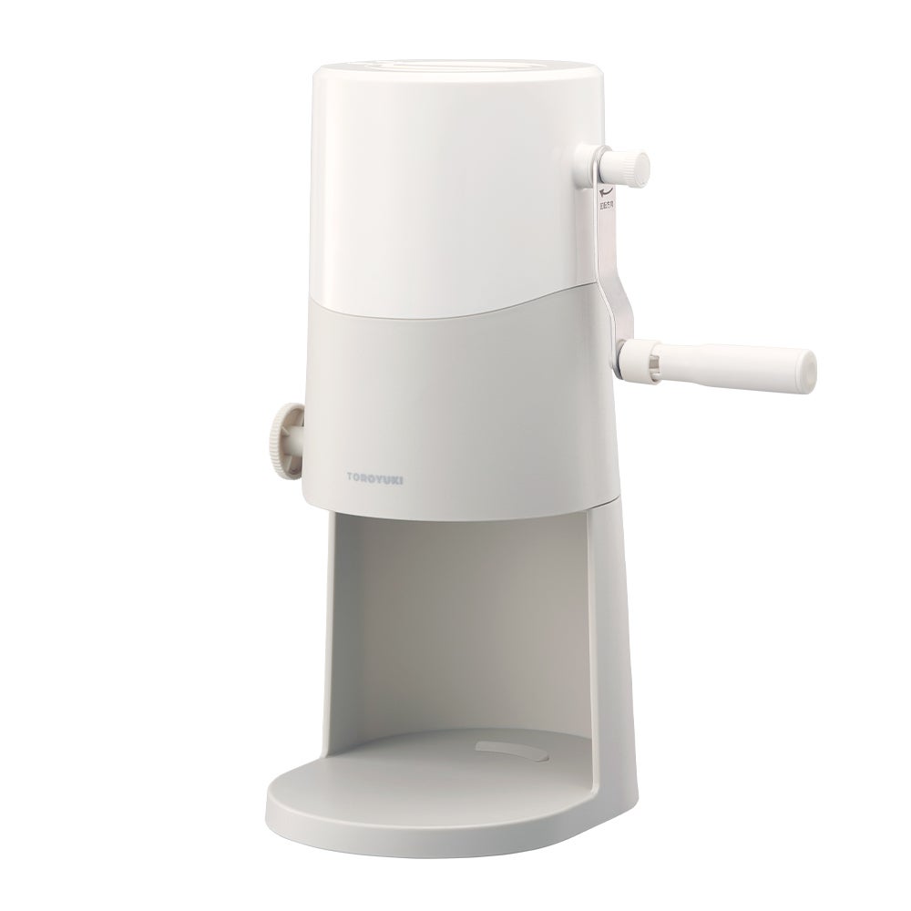 手動ふわふわとろ雪かき氷器 ライトグレー IS-TY-B5GY【HO 手動ふわふわとろ雪かき氷器 ライトグレー IS-TY-B5GY【HO