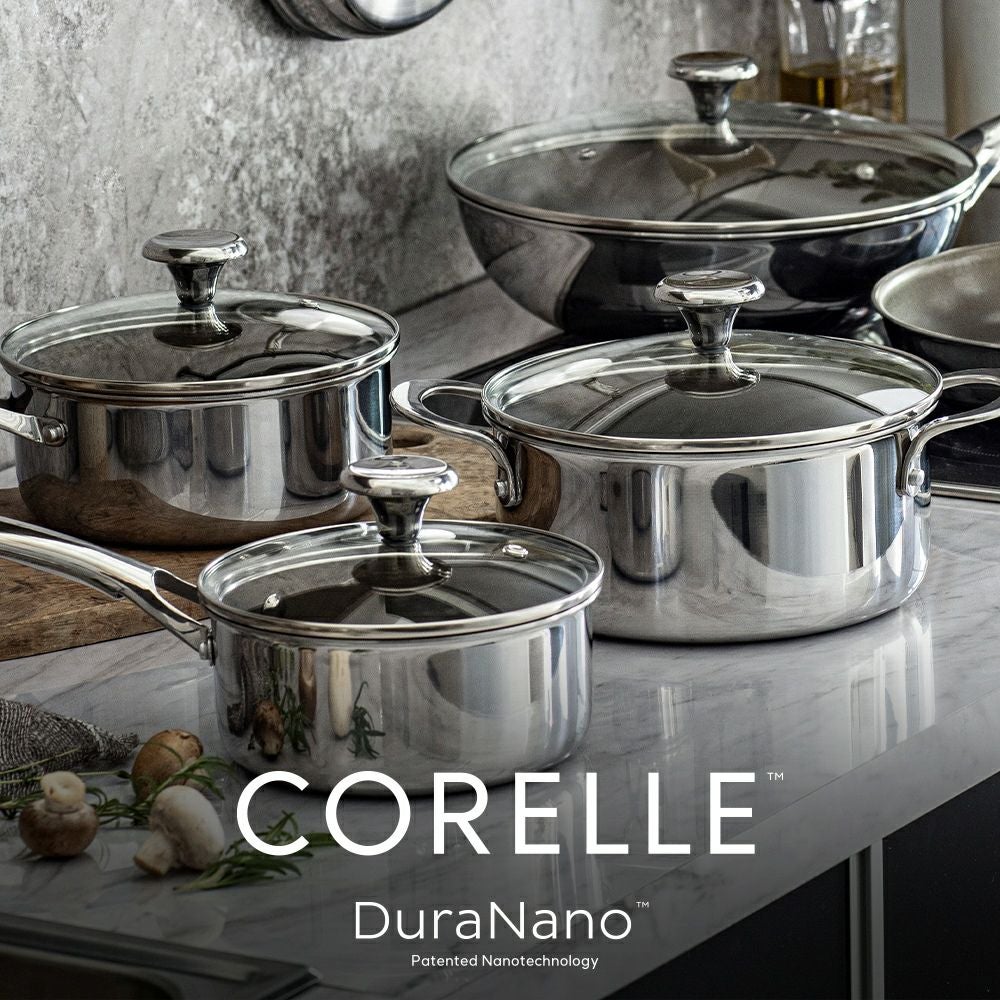 ￼CORELLE 28cm 深型フライパン+ 蓋セット CORELLE（コレール） 2大特典［ フライパン 28cm 深型 本体＋フタ