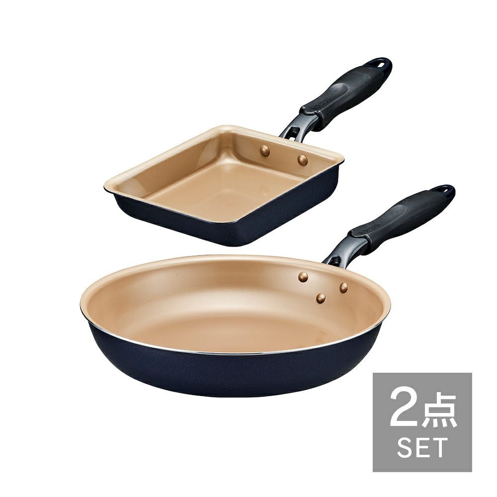 evercook(エバークック) ガス火専用 軽量 玉子焼き フライパン 13×18cm