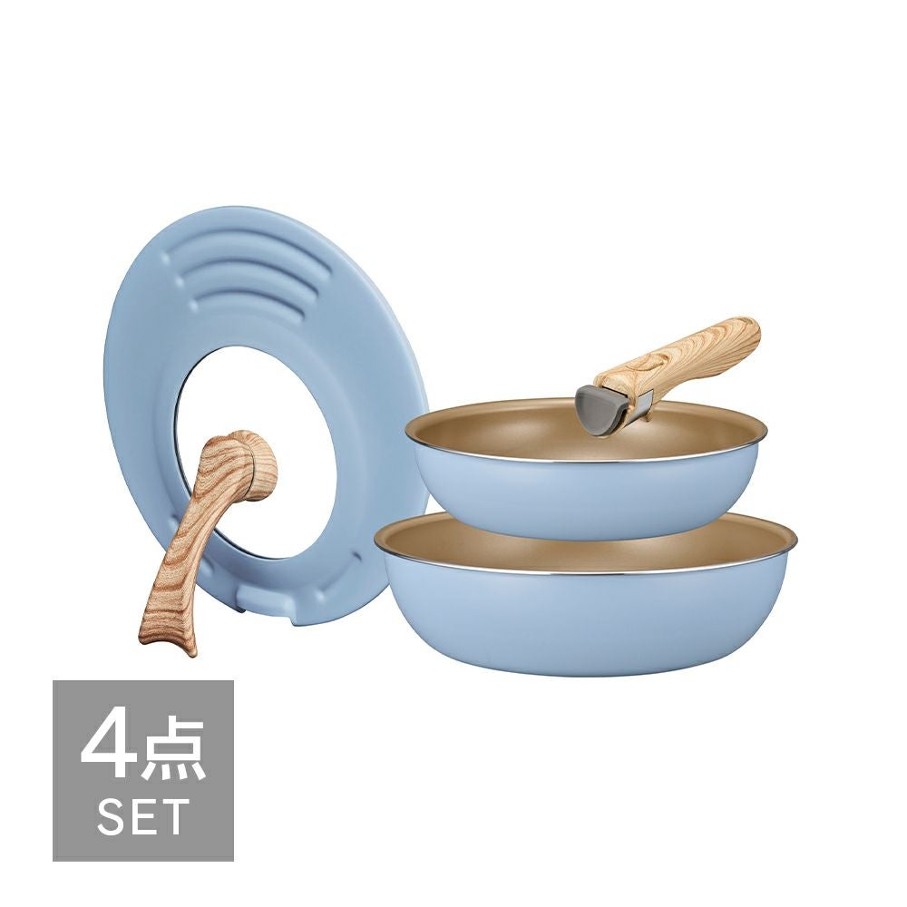 evercook fit (エバークック フィット) IH対応 着脱式 フライパン