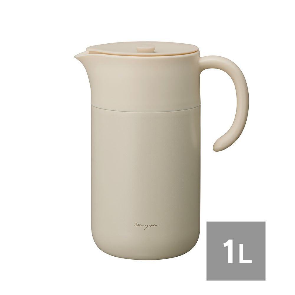 ◇大決算◇ON℃ZONE(オンドゾーン) 白湯専科 ピッチャー 1.0L ピンク