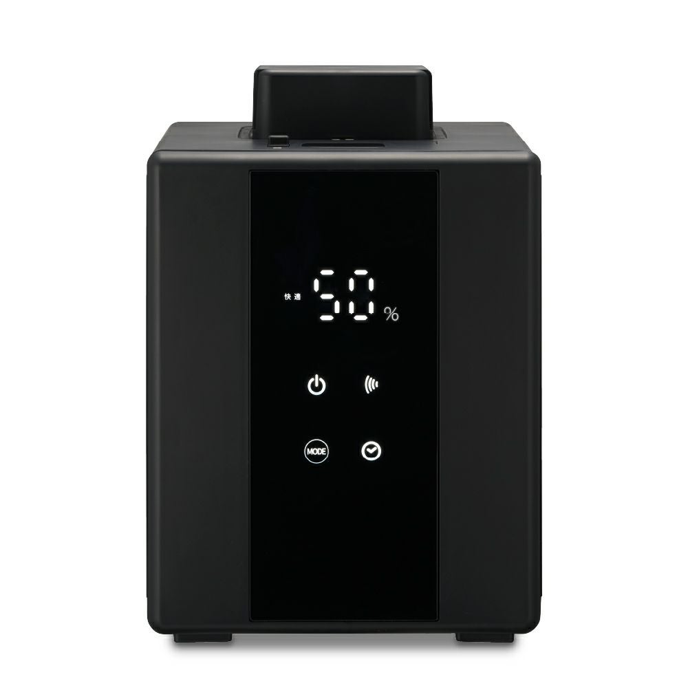 スリム加湿器 ブラック 湿度センサー付きスチーム加湿器 ブラック KSA-501BK【KA】 | DOSHISHA