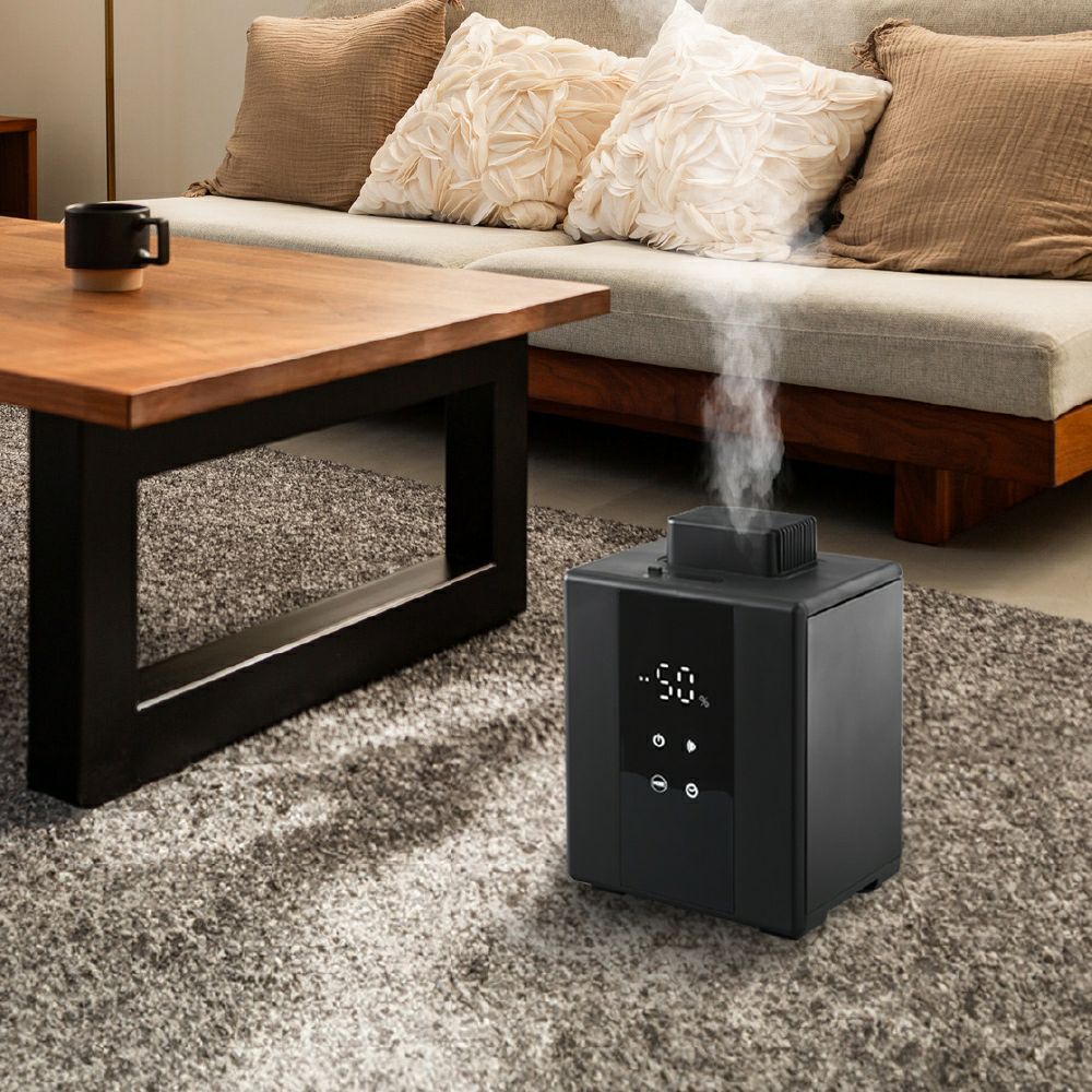 湿度センサー付きスチーム加湿器 ブラック KSA-501BK【KA】 | DOSHISHA
