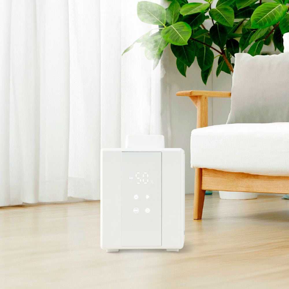 湿度センサー付き スチーム加湿器 ホワイト KSA-501WH【KA