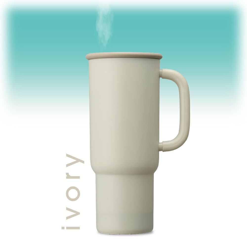 ◇大決算◇Korobaan (コロバーン) サーモカラー加湿器 アイボリー KWA