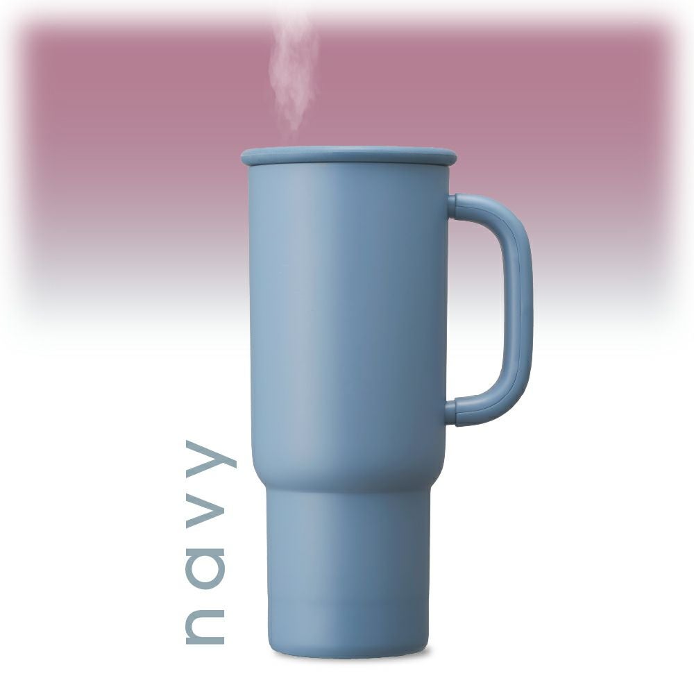 ◇大決算◇Korobaan (コロバーン) サーモカラー加湿器 ネイビー KWA