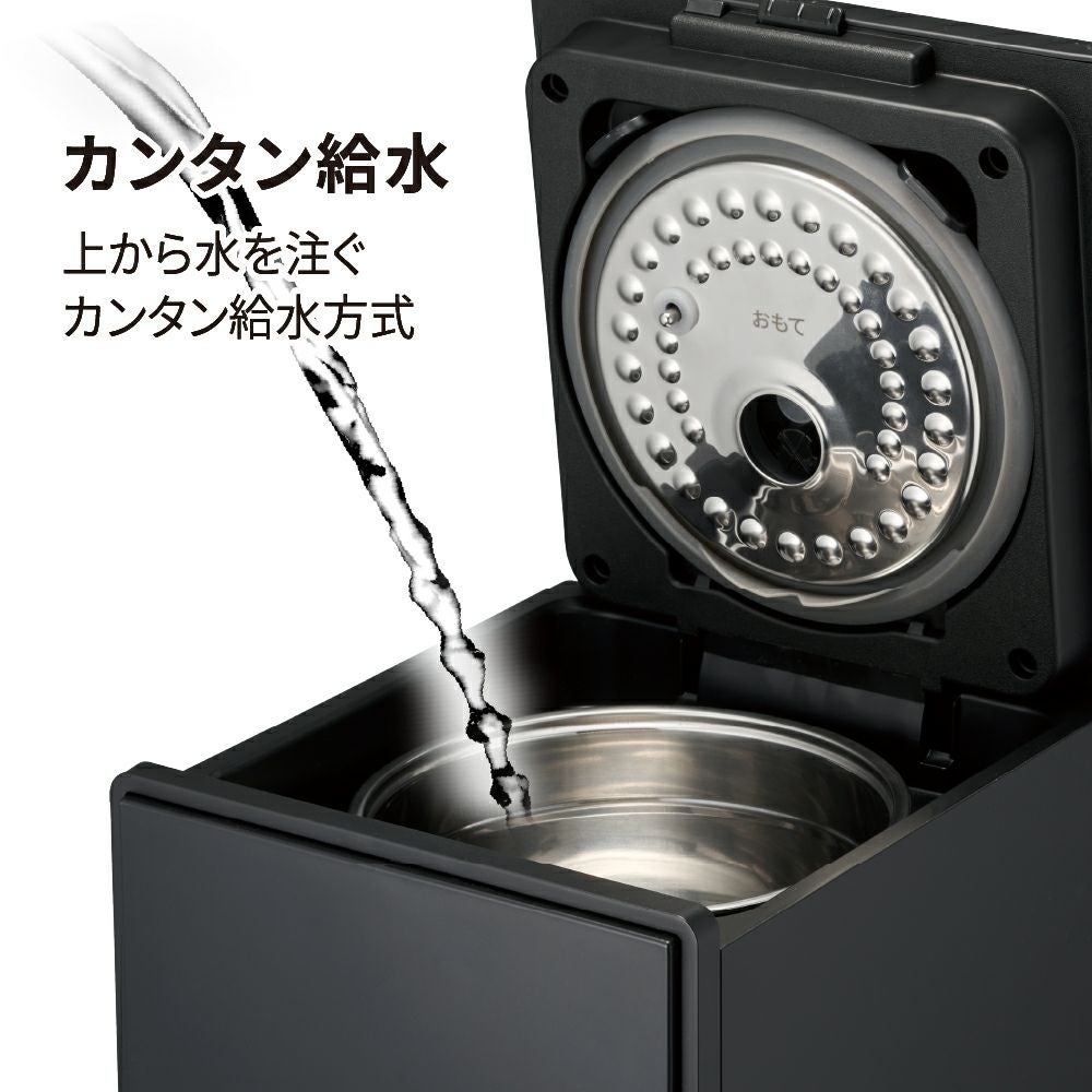 お手入れカンタンスチーム式加湿器 ブラック KSA-351BK【KA