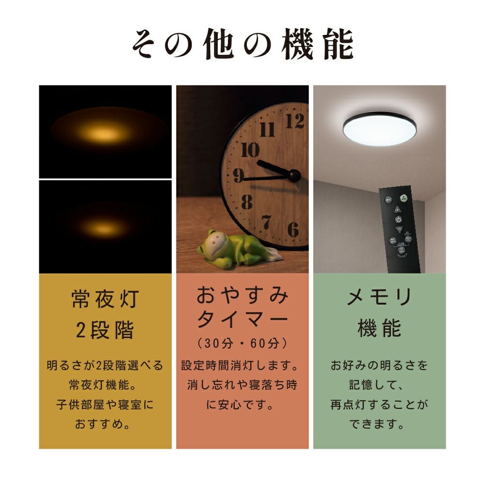 LuminousLED(ルミナス) LEDシーリングライト ブラックフレーム ～8畳用