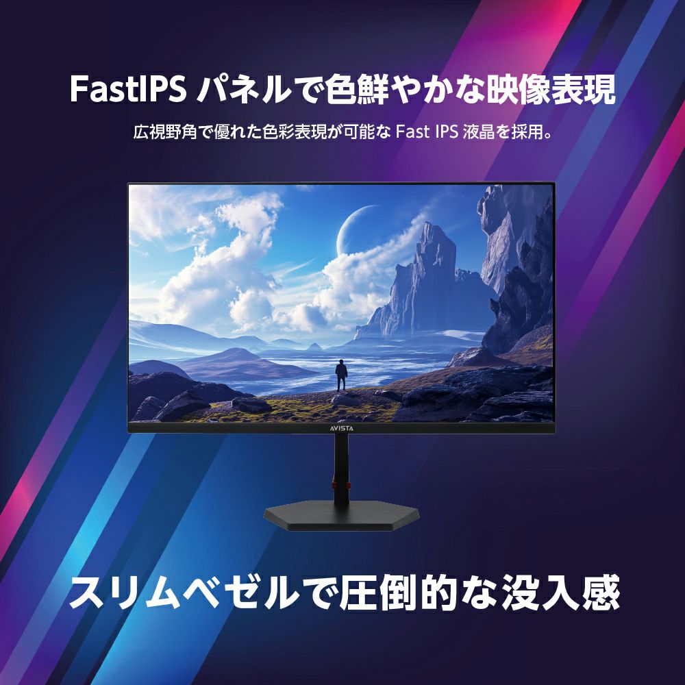 AVISTA(アビスタ) 24.5型 FHDゲーミングモニター DGF240SDB 【AVT