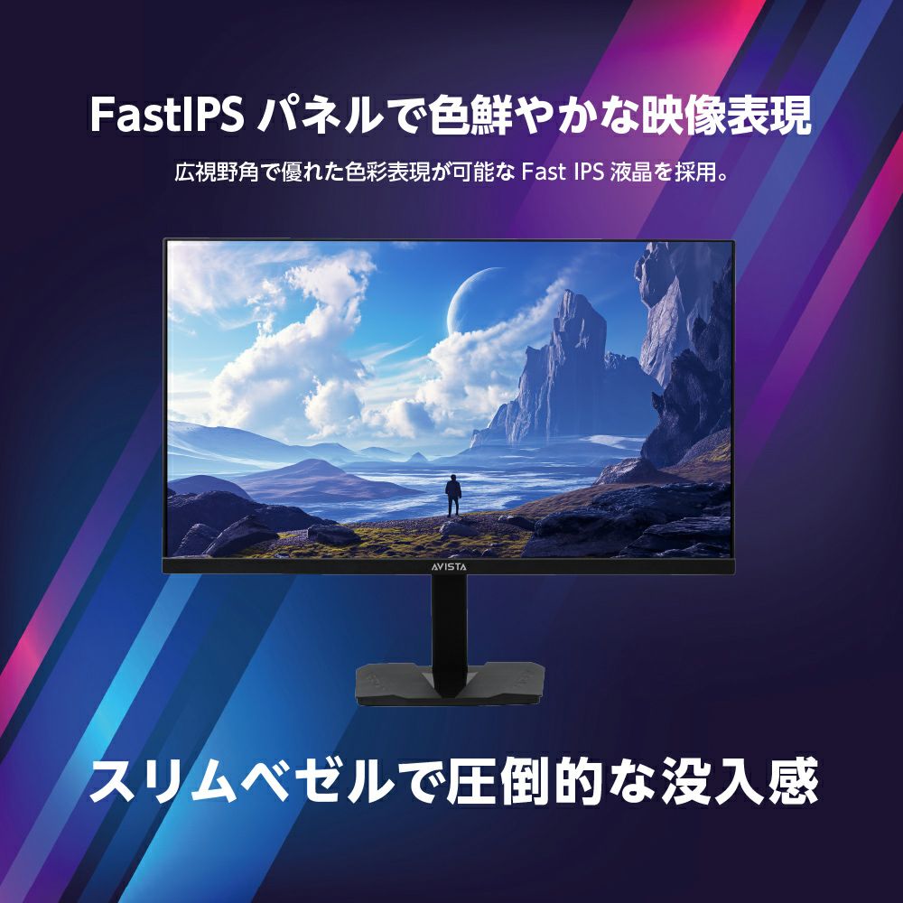AVISTA(アビスタ) 24.5型 FHDゲーミングモニター DGF240SWB 【AVT