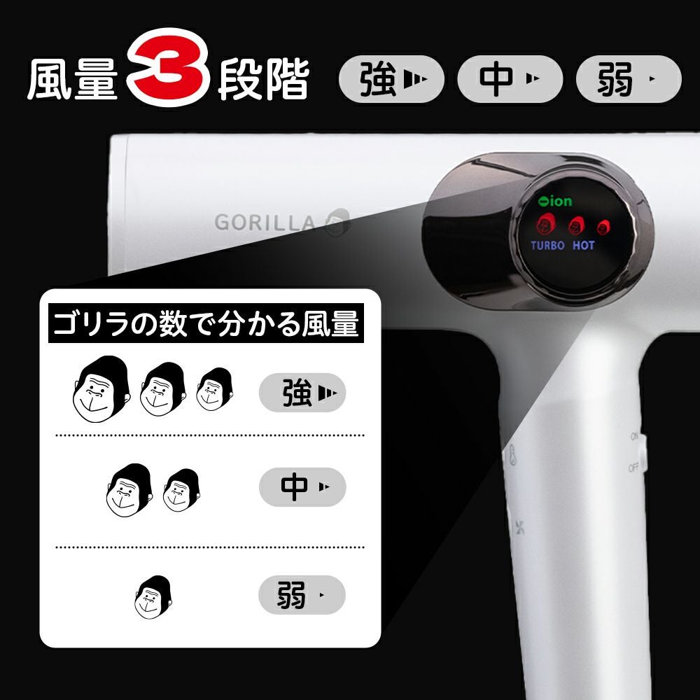 ゴリラのひとふき グレー GRD-2501GY【KA】 | DOSHISHA Marche