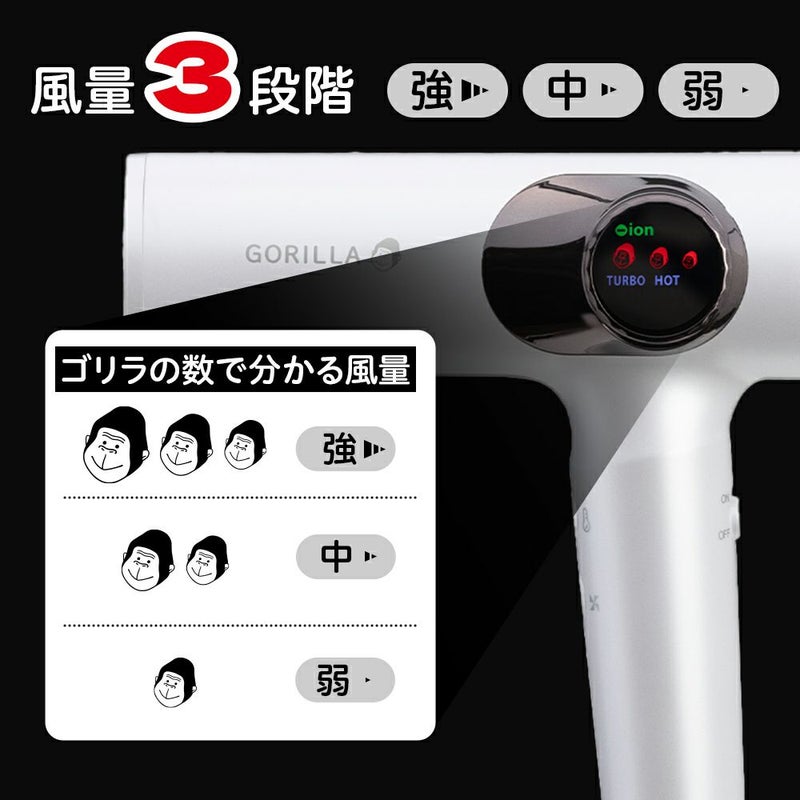 ゴリラのひとふき グレー GRD-2501GY【KA】 | DOSHISHA Marche