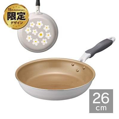 evercook(エバークック) ガス火専用 軽量 フライパン 26cm ネイビー 