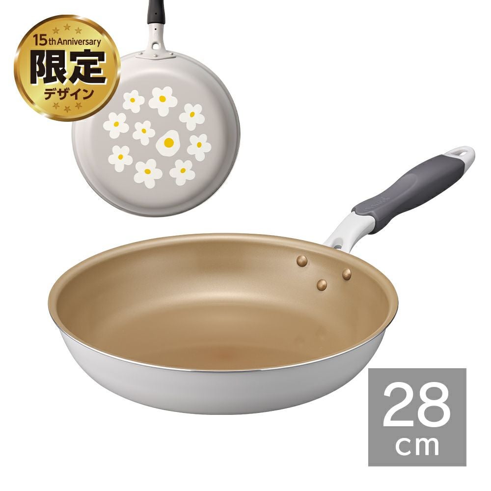 evercook α (エバークック アルファ) IH対応 フライパン 28cm レッド 2