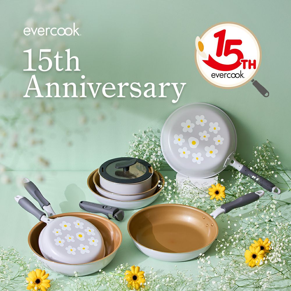 限定色】 evercook fit (エバークック フィット) ガス火専用 着脱式