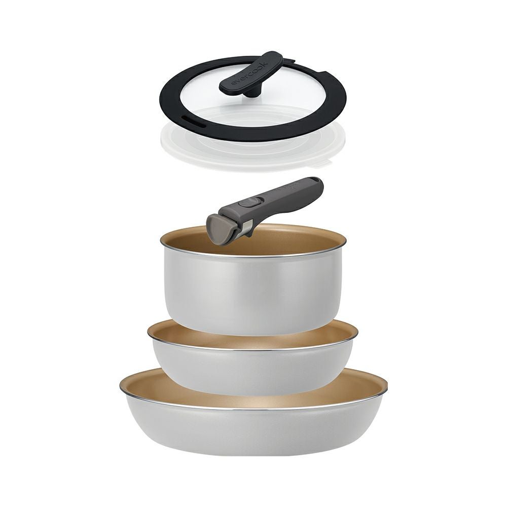 evercook fit α 鍋・フライパンセット 7点 Amazon.co.jp: エバークック フィット フライパンセット 7点セット IH