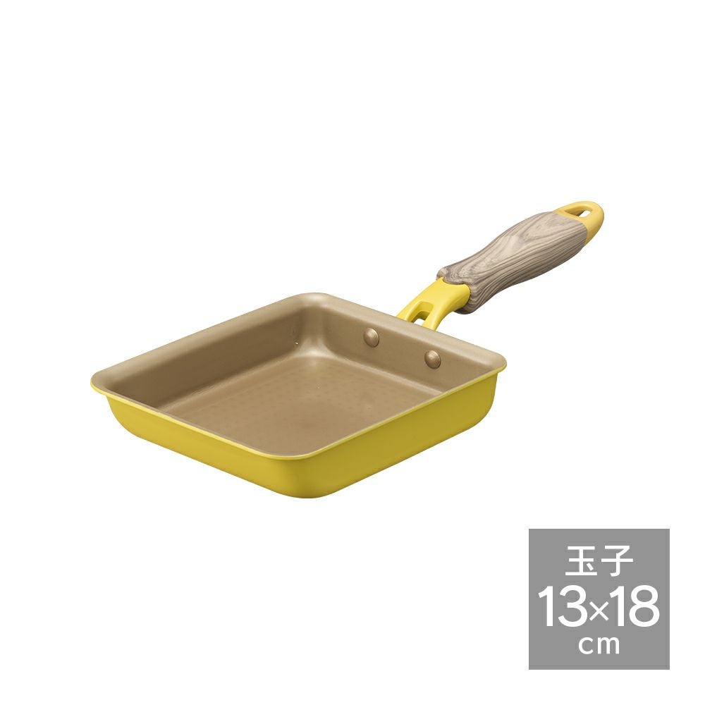 限定色】evercook(エバークック) IH対応 玉子焼き フライパン 13×18cm