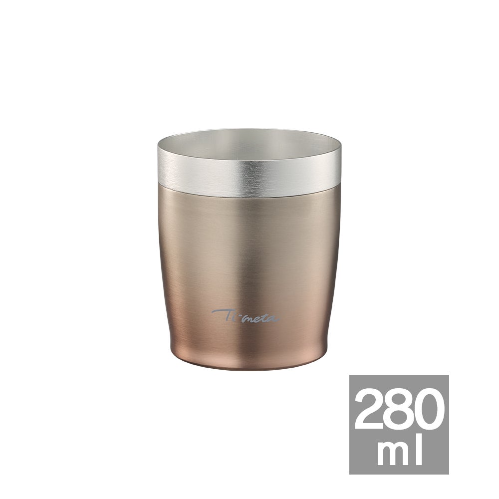 髪オン　木更津ステンレス ONDOZONE (オンドゾーン) 鬼冷え専科グラス 280ml ピンク OZOH280PK