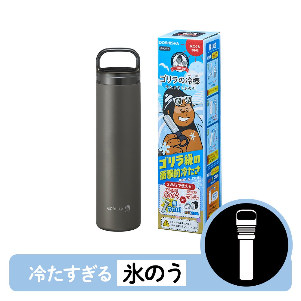 ゴリラの首 ゴリラの冷棒 サックス 氷のう ボトル アイスパック GRHB7SA【HO