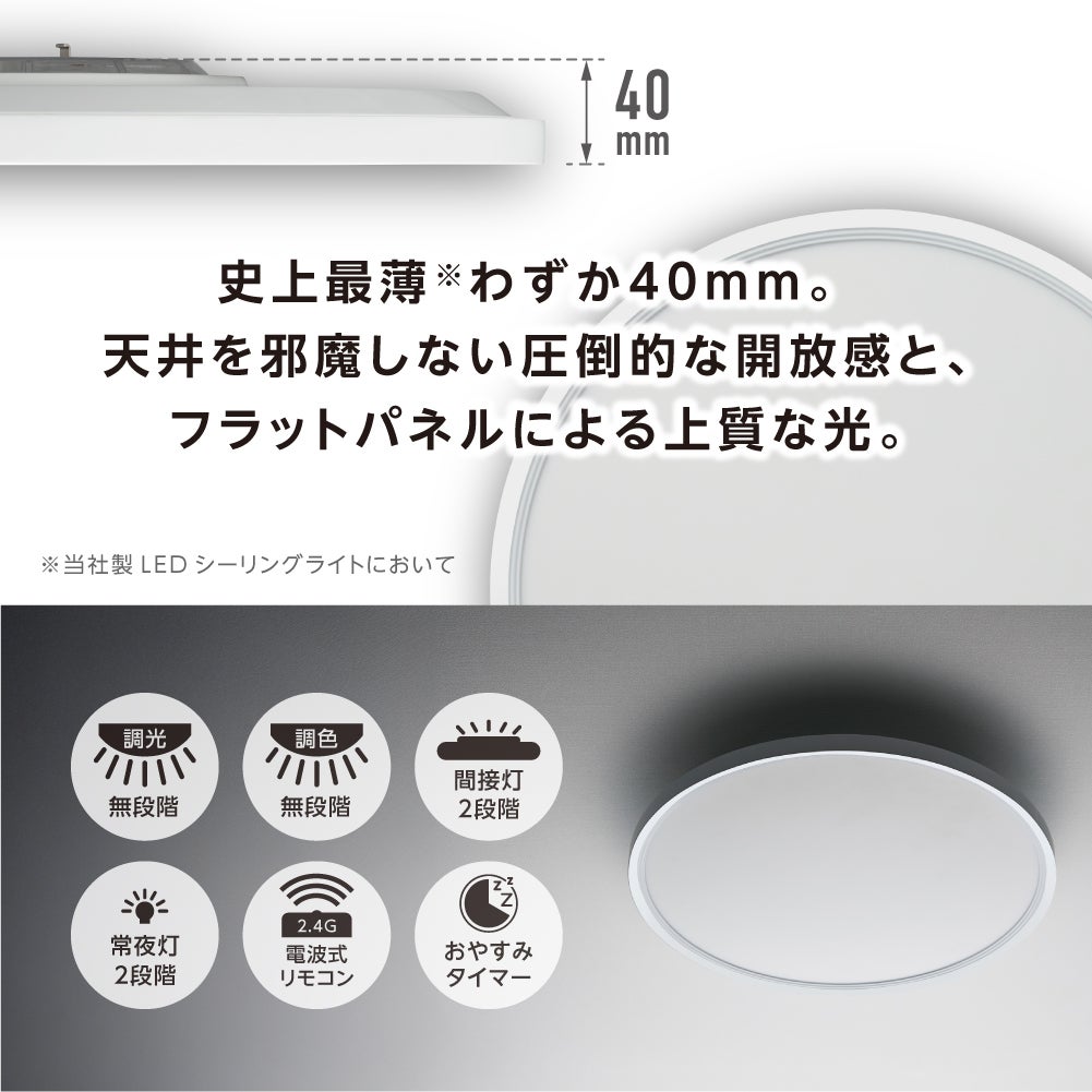 5年保証】Paneeel Super Slim(パネール スーパースリム) LEDシーリング