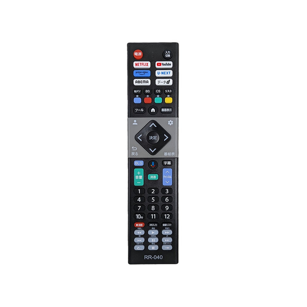 テレビ用リモコン RR-040 1070345 【AV】 | DOSHISHA Marche
