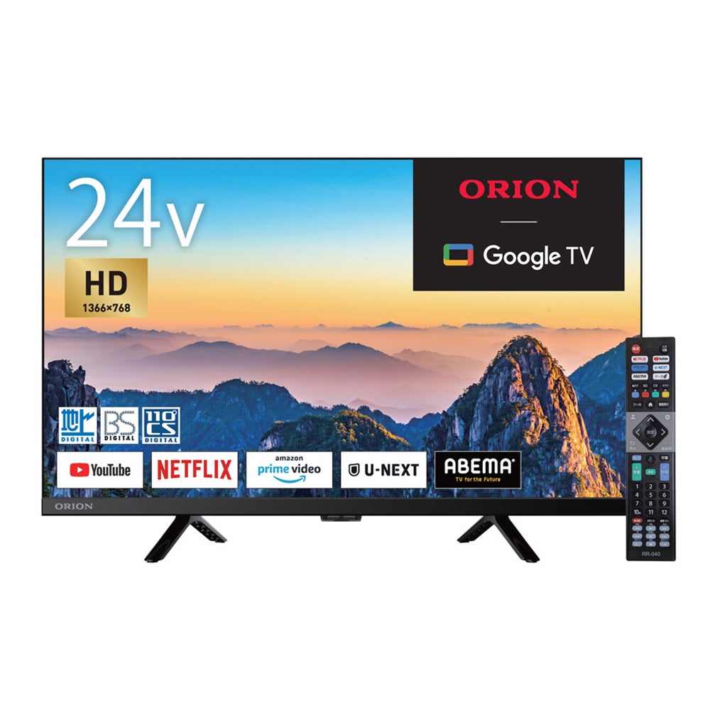ORION(オリオン) GoogleTV搭載 チューナー内蔵（地上波・BS・CS対応
