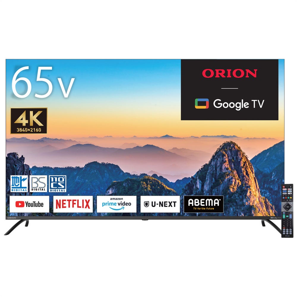 ◇クリアランスSALE◇ORION(オリオン) GoogleTV搭載 チューナー内蔵